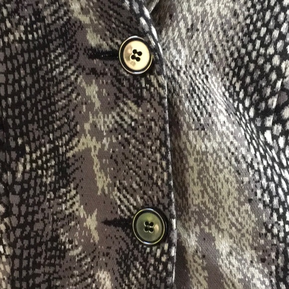 Python Print Black/ Gray Jacket - Picture 4 of 6